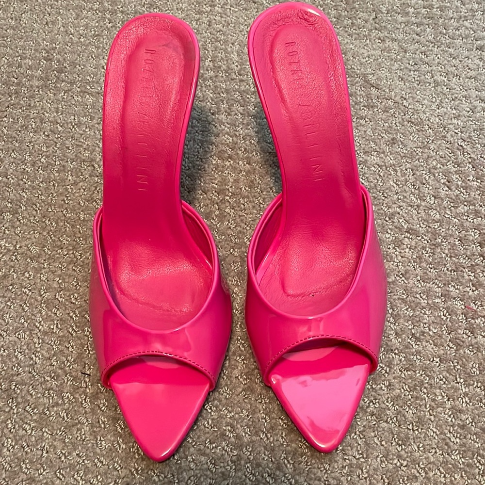 Billini Mule patent heel